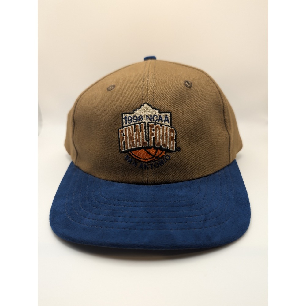 Texace 1998 NCAA Final Four Hat Mens OSFA Brown Blue Vintage Basketball Cap
